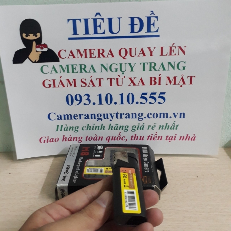 Top 2 bật lửa camera siêu nhỏ chất lượng và hoạt động mạnh mẽ