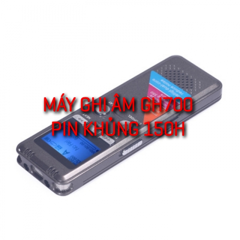 Máy ghi âm chuyên nghiệp GH-700 pin khủng