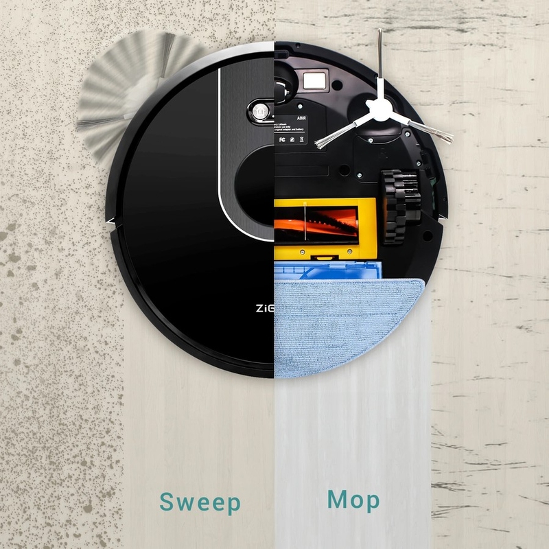 Robot hút bụi lau nhà Zigma Spark 980